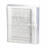 Clear Smead poly envelope with string tie closure holding letter size document