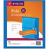 Smead 89522 blue poly envelopes retail packaging showing letter size side loading document envelopes with 1-1/4 inch expansion, 5 pack