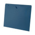 Blue file jacket letter size reinforced top tab closed sides 11pt stock
