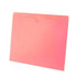 Pink file jacket letter size reinforced top tab closed sides 11pt stock