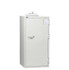 Phoenix BSS6103 battery storage and charging safe, front close angled view with key lock and warning label