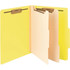Smead Classification File Folders, 2 Dividers, 2" Expansion, Letter Size, Yellow, 10/Box