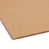 Close-up of Smead kraft file folder edge showing the durable 11 point folder stock.