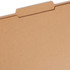 Close-up of Smead 10776 kraft file folders showing reinforced guide-height tabs and heavy kraft stock