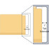 Extenda-Folder Strips, 9-1/2" x 3-3/4" (1" Tab Extension), White, 100/Box (55996)