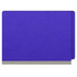End Tab Econo Pressboard Folders with Fasteners, Letter Size, Purple, 18pt Stock, 2" Expansion (25/Box), Shelf Folder