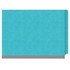 End Tab Classification Folders with 1 Divider, Letter Size, Light Blue, 18pt. Stock, 2" Expansion, 10/Box, Side Tab