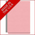 End Tab Classification Folders with 1 Divider, Letter Size, Pink, 18pt. Stock, 2" Expansion, Made in USA