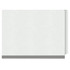 End Tab Classification Folders with 1 Divider, Letter Size, White, 18pt. Stock, 2" Expansion, 10/Box, Side