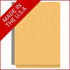End Tab Classification Folders with 1 Divider, Letter Size, Yellow, 18pt. Stock, 2" Expansion, 10/Box, Made in USA