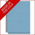 End Tab Classification Folders with 2 Dividers, Letter Size, Blue, 18pt. Stock, 2" Expansion, 10/Box, Made in USA