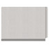 End Tab Classification Folders with 2 Dividers, Letter Size, Gray, 18pt. Stock, 2" Expansion, 10/Box, Side View
