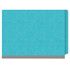 End Tab Classification Folders with 2 Dividers, Letter Size, Light Blue, 18pt. Stock, 2" Expansion, 10/Box, Side View