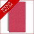 Red legal-size 1-divider end tab classification folder made in the USA with durable pressboard construction
