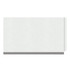 Close-up of white 1-divider end tab classification folder showing 2-inch Tyvek reinforced expansion