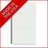 White legal-size 1-divider end tab classification folder with reinforced expansion, labeled Made in the USA