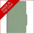 Closed green legal-size top tab classification folder made in the USA