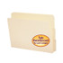 Smead End Tab File Folders, Letter Size, 11pt, 2-Ply 1/3-Cut Tab, No Fastener, Manila, 100/Box