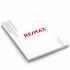 RE/MAX Dawn White Size 40 Unibind presentation cover angled view