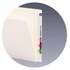 Smead Extended End Tab Ivory Folders, Legal Size, No Fastener, 50/Box