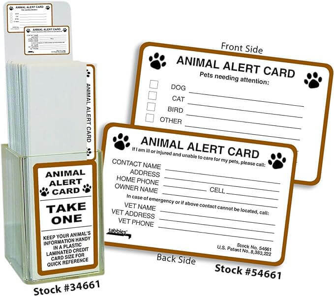 Animal Alert Cards