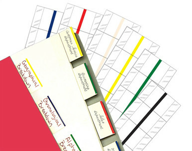 Writable Index Tabs