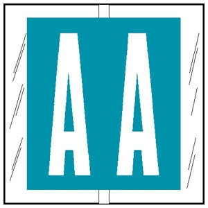 Col'R'Tab 12100 Alphabetic Labels