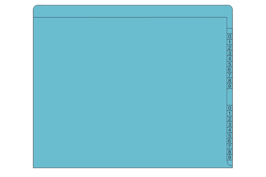Kardex Numeric Folders