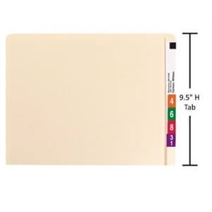 Full Height End Tab Folders