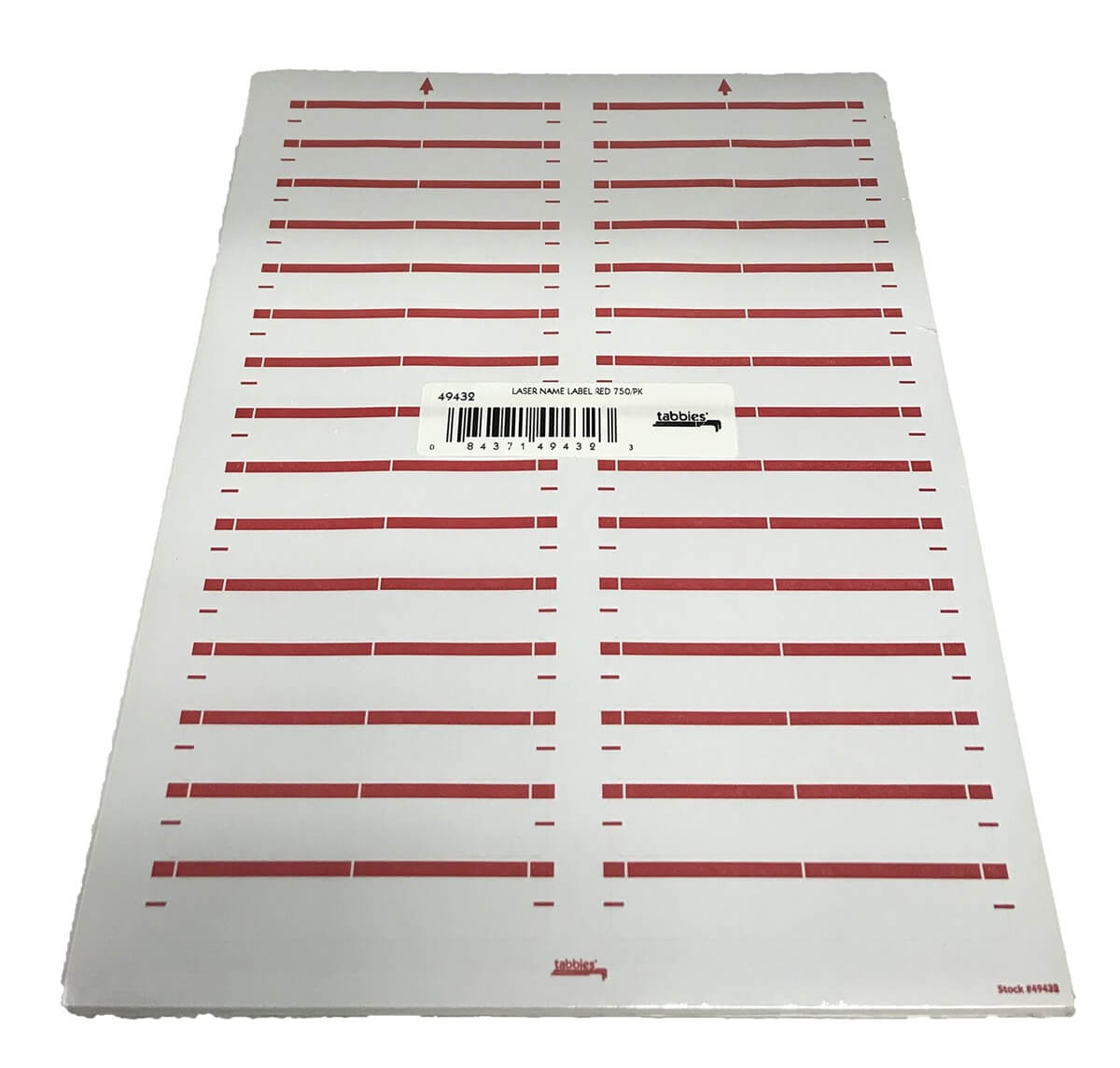 えはがき　ライタ― Printable File Folder Labels, Red, 1/3-Cut Tab, 750/Pack | Filing.com
