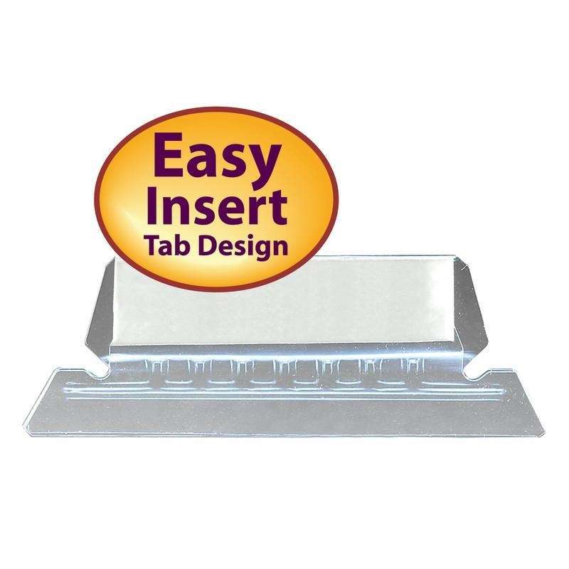 55 Pcs Hanging File Folder Tabs With Inserts - Office Organization Labels