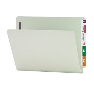End Tab Pressboard Folders