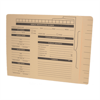 Pre-Printed Folders