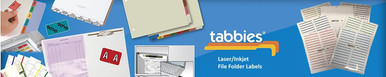 Laser Inkjet File Folder Labels