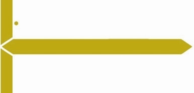 GBS Name Labels, Gold, 1-1/2