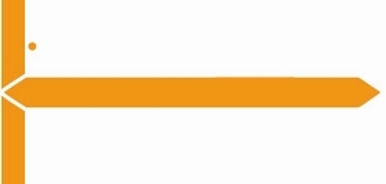 GBS Name Labels, Orange, 1-1/2