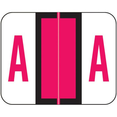Tab Products Alpha Labels, 1286-Series, 1 H x 1-1/4 W, Letter A, Red ...