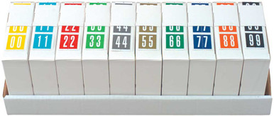 Col'R'Tab Numeric Labels, 11500-Series, 0-9 Full Set, 500/Roll (CLNM-NT ...