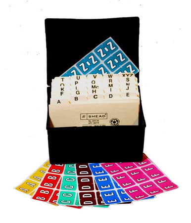 Complete Set of Colwell COPK Alphabetical Filing Labels - A-Z Filing System