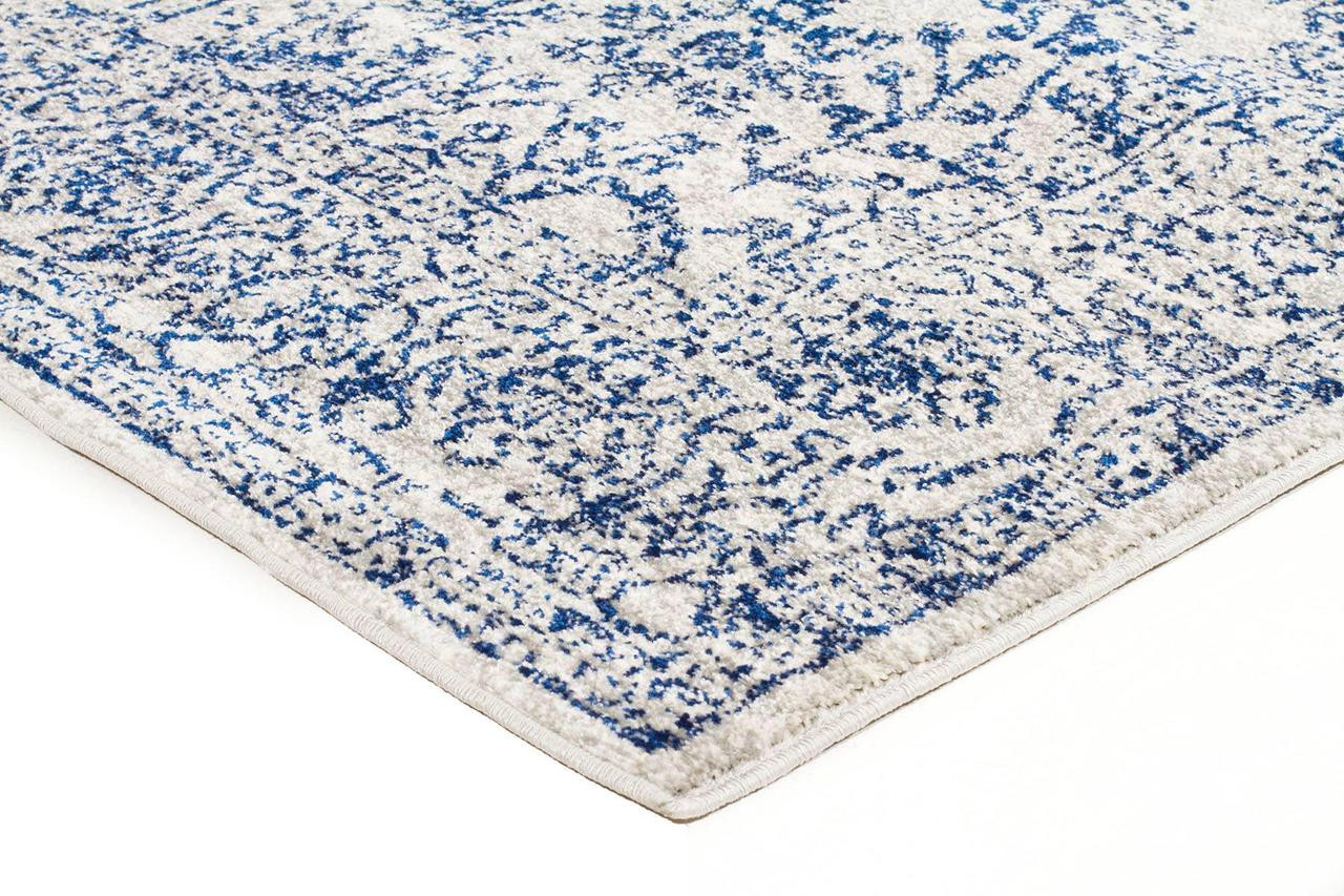 Evoke 256 Washed Blue Rug - Rugs Express