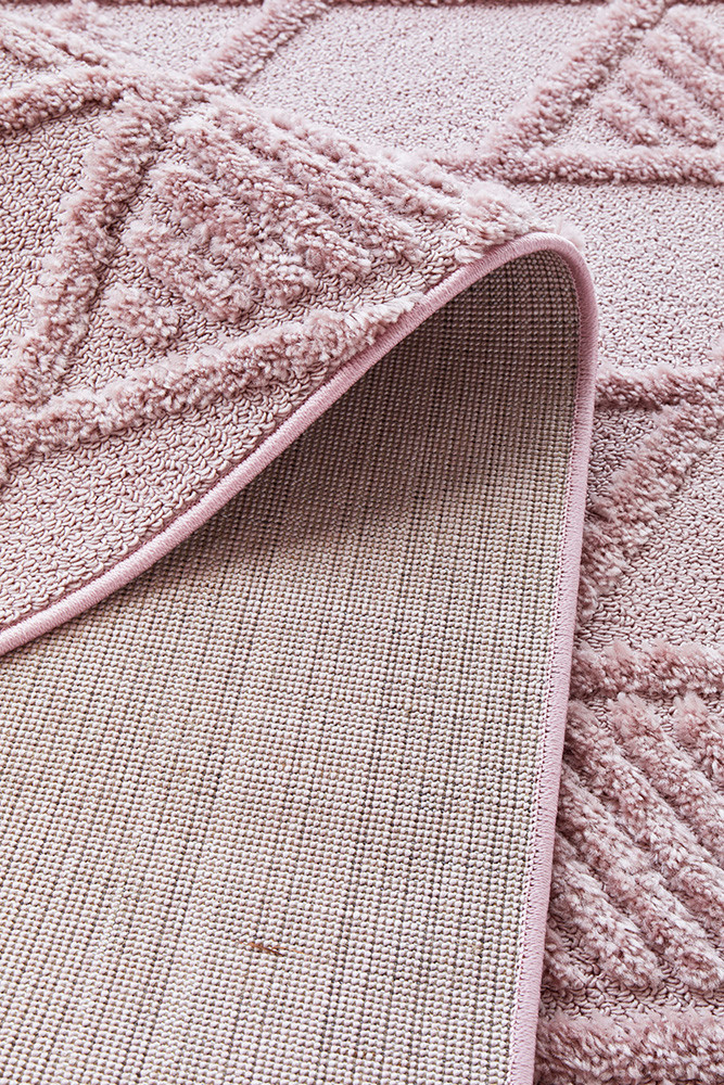 Sato Pink Diamond Rug - Rugs Express