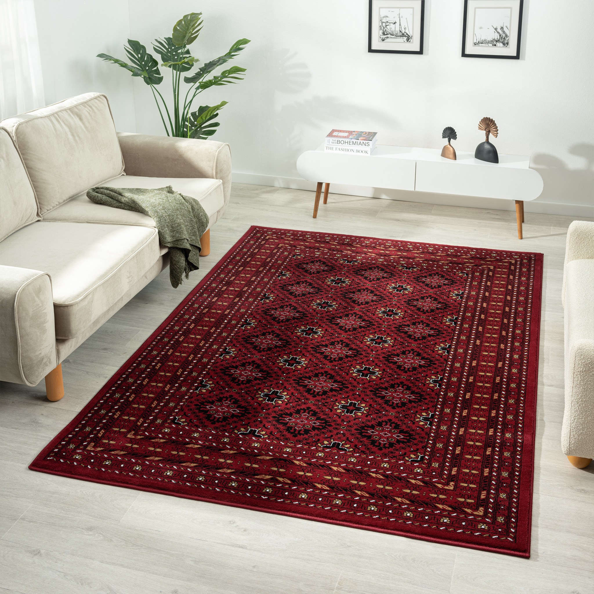 Ruby Red Area Rugs Mayfair Ruby Red Rug - Rugs Express