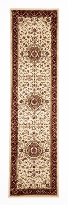 Noble 9 Ivory Red Runner