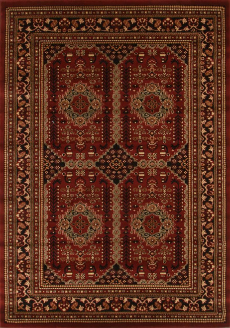 Heritage 5 Red Traditional Rug