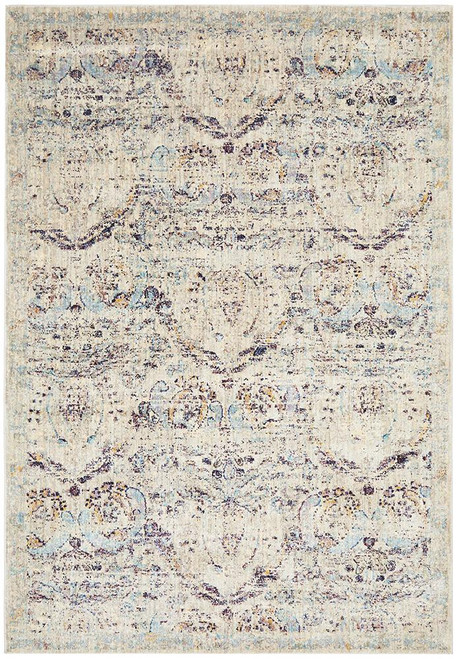 Aaribella Silver Modern Designer Rug