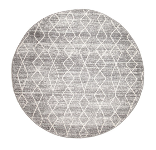 Evoke 257 Silver Round Rug