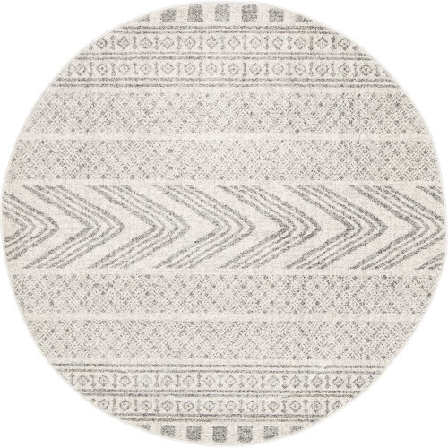 Mirage 359 Grey Round Rug