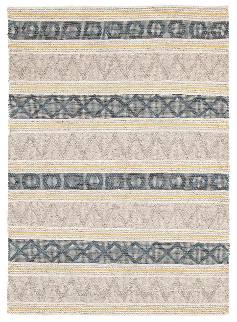 Lavista 740 Silver Wool And Viscose Rug