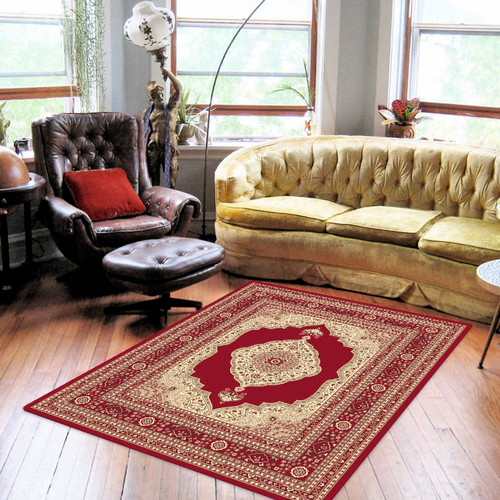 Ruby 6332 Red Rug