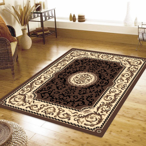 Ruby 1920 Brown Rug